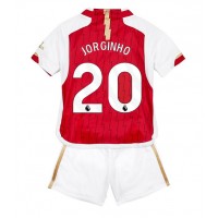 Arsenal Jorginho Frello #20 Heimtrikotsatz Kinder 2023-24 Kurzarm (+ Kurze Hosen)